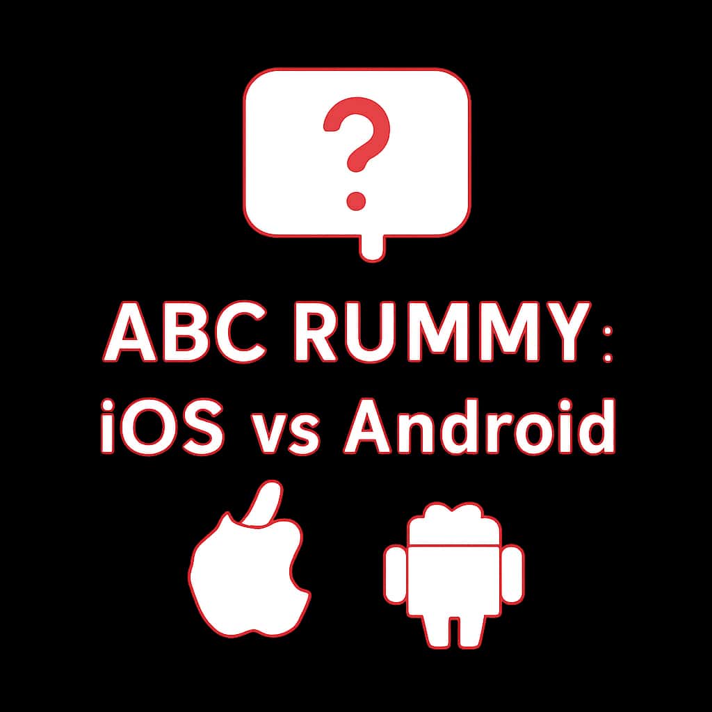 Icon representing ABC Rummy compatibility between iOS and Android