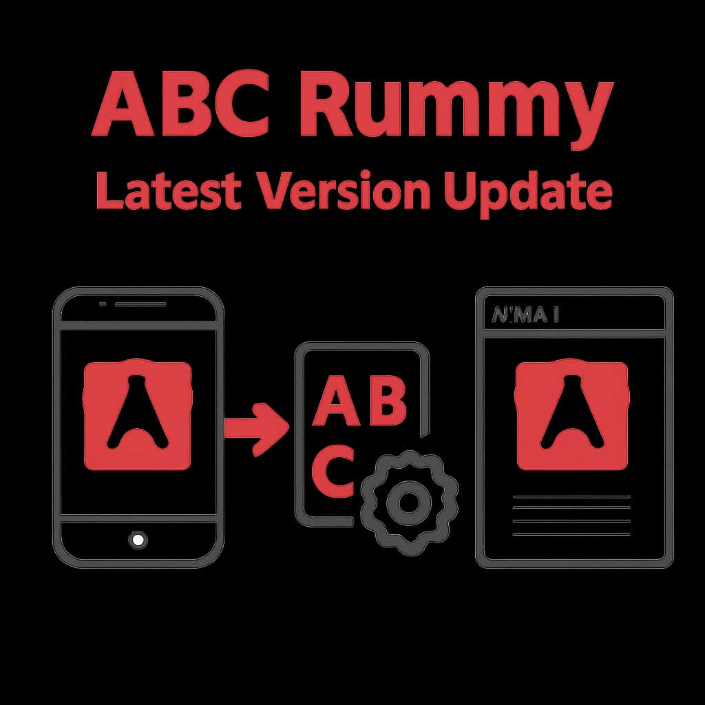 Illustration explaining details of the ABC Rummy Latest Version Update