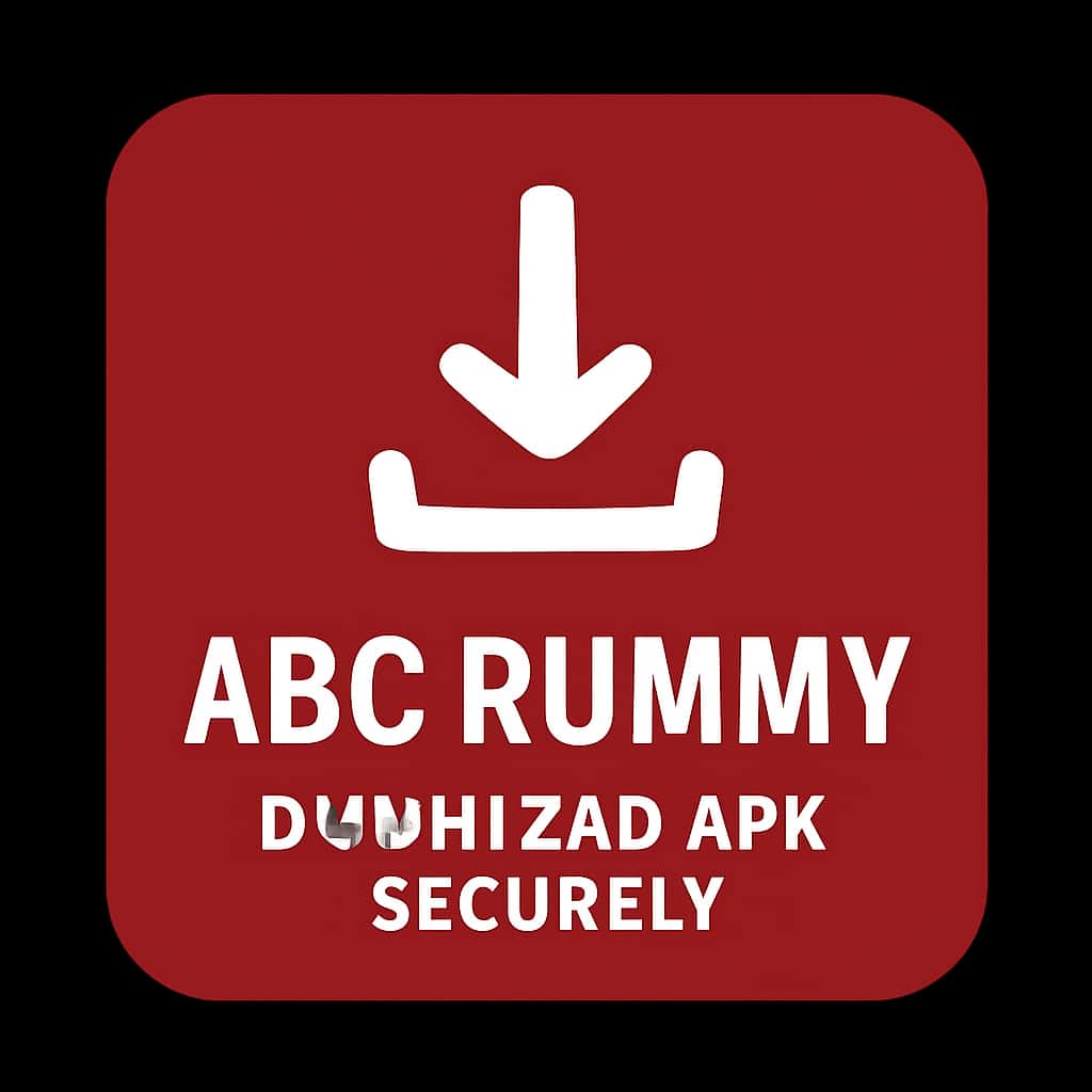 An icon representing the secure download guide for ABC Rummy APK.
