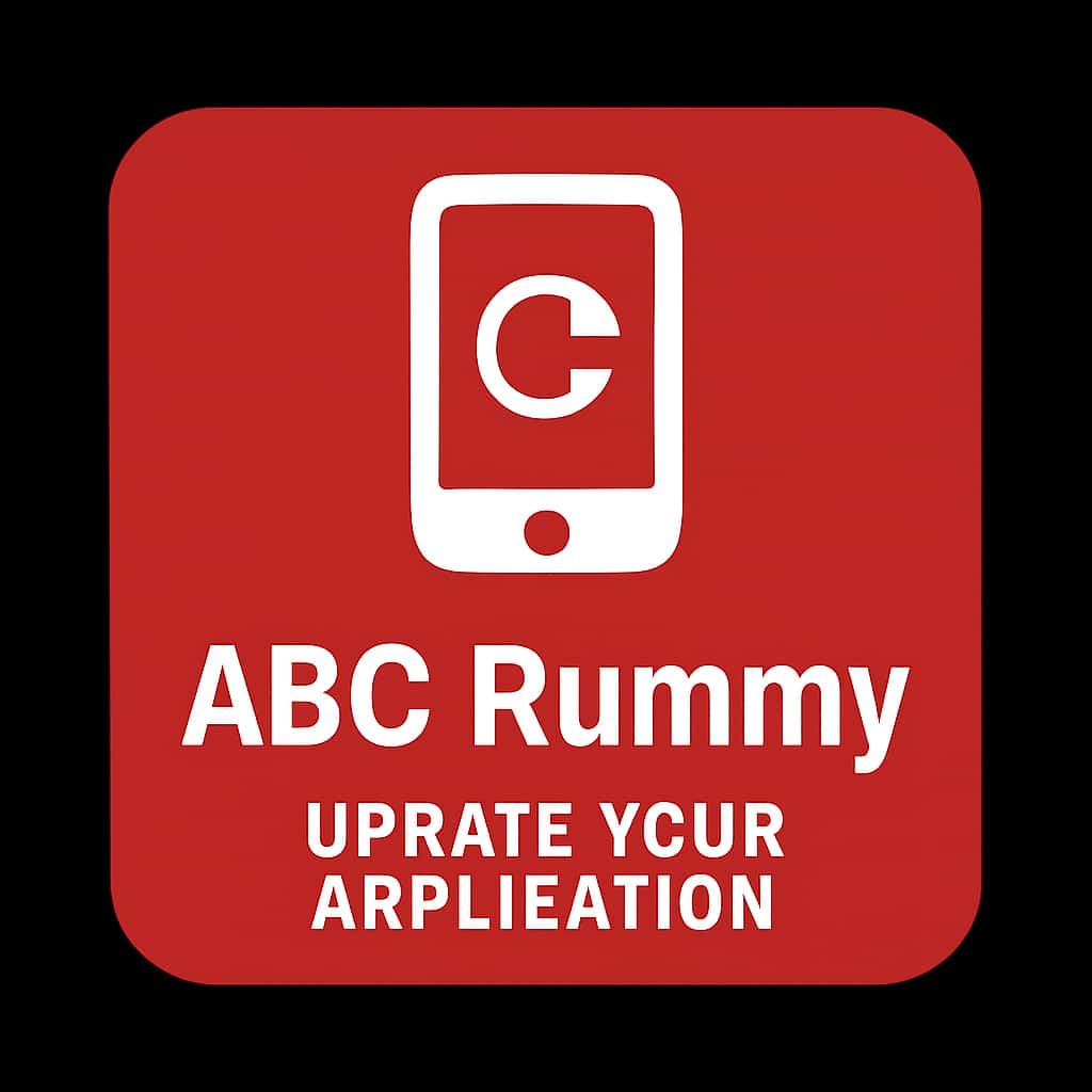 Icon depicting the update guide for ABC Rummy application.